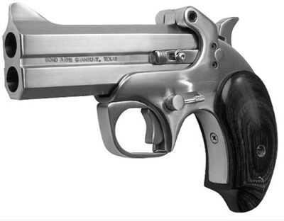 Bond Arms Texas Defender 45 ACP 3" Barrel 2 Round Capacity Stainless Steel Derringer Pistol BATD